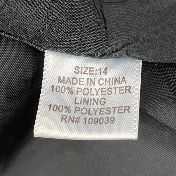 SIMPLY French Black Geometric Asymmetrical Skirt - Picture 9 of 11